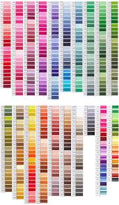 Dmc Color Chart Embroidery General 1 Dmc Embroidery