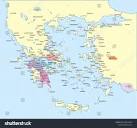 Ancient Greece Map Greece Time Homer Stock Illustration 2066014067 ...
