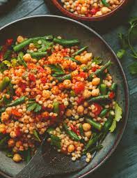 And of course, some fresh veggies, a great broth and some couscous. Lemon Parsley Couscous And Chickpea Salad A Thought For Food