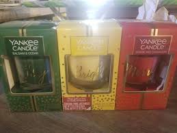 33 Value Yankee Candle Holiday Small Jar Candle Trio Set Balsam Cedar Sparkling Cinnamon Christmas Cookie Walmart Com Walmart Com