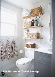 Small Bathroom Towel Storage In 2020 Small Bathroom Decor Bathroom Decor Small Bathroom