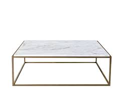 We offer marble tables in brown, black, milky white and even exotic stone finishes Vita Square White Marble Coffee Table With Antique Brass Frame From Venoor Living Sustainable Furniture