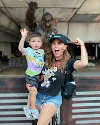 Linet Puente llevó a su bebé a Disney: “sentí nervios de viajar sola” -  Infobae