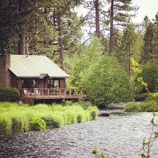 Cabin By Stream Photo By Diyflykitdotcom Cabins In The Woods Cabin Little Cabin