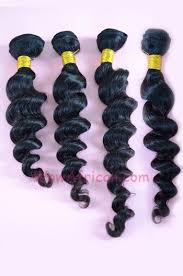 Indian Virgin Hair Weave 4pcs Bundle Natural Color Milan Curl Wb89
