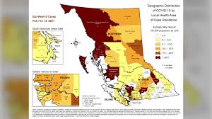 The fraser health region remains the hotspot in b.c. New Map Of Covid 19 Cases Shows Hotspots In Whistler Interior Northwest B C