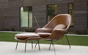 The starting price is for chair only. Vintage Womb Chair In Cognac Leather Sold Mid And Mod