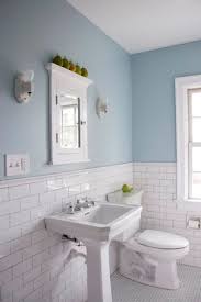 10 Beautiful Half Bathroom Ideas For Your Home Samoreals White Subway Tile Shower White Bathroom Tiles Light Blue Bathroom
