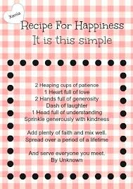 Recipe For Happiness Scrapbook Recipe Book Fancy Recipe Cards Happy Quotes
