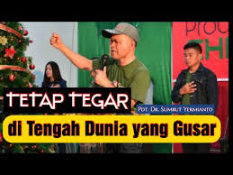 Saudara yang dikasihi tuhan, hari natal merupakan berita sukacita yang datang dari sorga bagi. Tetap Tegar Di Tengah Dunia Yang Gusar Pdt Dr Sumbut Yermianto Khotbah Ekspositori Natal Youtube
