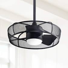 5% coupon applied at checkout. 22 Fanimation Henry Black Finish Damp Rated Led Cage Ceiling Fan 69p12 Lamps Plus