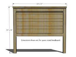 Diy king size bed free plans: How To Build A Rustic Wood Headboard How Tos Diy