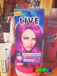 Purple Hair Dye Dyed Hair Purple Live Colour Xxl Purple Hair