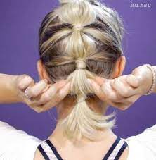 Hair Short Braid Bobby Pins 52 Super Ideas Short Hair Ponytail Bubble Ponytail Short Hair Updo