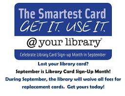 If your card has expired, please visit any library location to renew. Library Card Sign Up Month Sparta Free Library