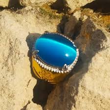 Maybe you would like to learn more about one of these? Cincin Batu Akik Mata Kucing Biru Terbaik Shopee Indonesia