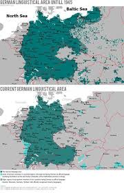 German Current Linguistical Area And Before 1945 Mapa De Europa Mapas Mapa Historico