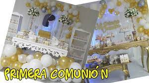 Decoracion de comunion para niña. Decoracion Primera Comunion Nina 2019 Youtube