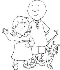 Activités ludiques et éducatives pour les enfants : Coloriage Caillou En Ligne Dessin Gratuit A Imprimer