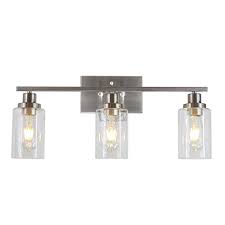 Every year bathroom design receives more explore our 2 light vanity lights for a simplistic design, our vanity light strips for a classic fixture choice and our unique vanity lighting options for. Glass Vanity Light Bathroom Light Fixtures Wall Sconce Lighting Polished Chrome Finish Bathroom Lighting Over Mirror Wall Lights Tools Home Improvement Fili Com Au