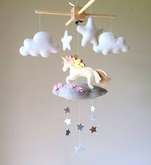 Baby Mobile Cloud Mobile Unicorn Mobile Baby Mobile Stars Bebek Partileri Dekoratif Yastiklar Bebek Urunleri
