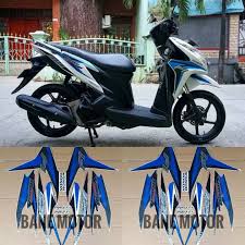 Setiap pembelian motor honda vario 125 di honda cengkareng akan mendapatkan Stiker Motor Vario 125 Putih Hitam Corak Biru Striping Vario 125 2013 2014 Stiker Vario 125 Old Lazada Indonesia