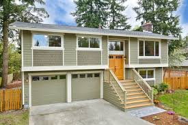 Remodeling this ranch style home was growing into a big project! Blog Pickett Street Exterior House Remodel Split Level House Exterior Ranch House Remodel