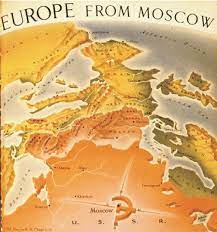 Moscow, russia | москва, россия sharing the moment with you welcome. Map Called Europe From Moscow Published By R M Chapin Jr In The Download Scientific Diagram