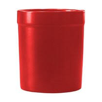 The outside of the pot has been glazed in a bluey grey colour and the inside a dramatic red. Red Utensil Crocks You Ll Love In 2021 Wayfair