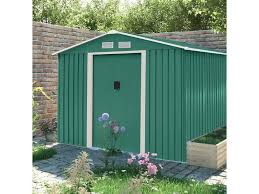 Abri De Jardin En Metal Cadre En Zinc Vert Pas Cher Abri De Jardin Manomano Ventes Pas Cher Com En 2020 Abri De Jardin Abri De Jardin Pvc Abri De Jardin Castorama