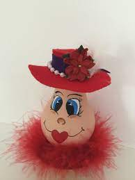 My Red Hat Beauty Hat Is Hand Made Light Bulb Crafts Bulb Craft Light Crafts
