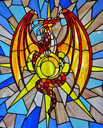 Wrought with history and tradition, stained glass windows are typically associated with houses of worship. Church Stained Glass Dragon Custom Stained Glass