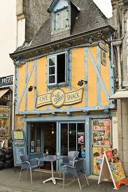 Quimper Quimper Sidewalk Cafe Shop Fronts