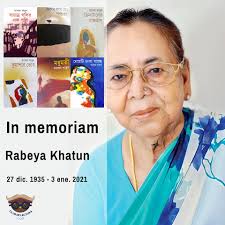 In memoriam Rabeya Khatun, novelista bangladesí 27 dic. 1935