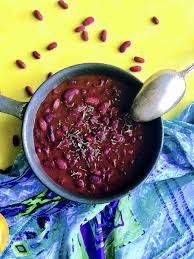 Fricassee De Haricots Rouges A La Mauricienne Ideale Pour Accompagner Un Rougaille L Atelier De Kristel Haricot Rouge Recette Mauricienne Haricots Rouges Recette