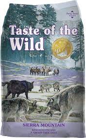 Buy Taste Of The Wild Sierra Mountain Grain Free Dry Dog Food 30 Lb Bag At Chewy Com Free Shipping And The Free Dog Food Dog Food Recipes Grain Free Dog Food