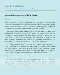 Day, which is around the date of the civil rights movement's leader's birthday. Informative Speech Caffeine Free Essay Example