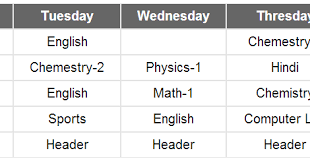 How To Create Time Table Using Html And Css Create A Weekly Timetable Using Css And Html Time Table In Html Using Table Css Week Web Design