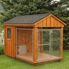 Fully Assembled 6 X 10 Ft Amish 1 Run Dog Kennel Cool Dog Houses Dog House Diy Cheap Dog Kennels