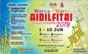 Kuala lumpur craft complex is a local craft center for local and international tourist destination as well as being one of the location to be visited. Pelancongan Kini Malaysia Malaysia Tourism Now Warna Warni Aidilfitri 2018 Kompleks Kraf Kuala Lumpur 1 10 Jun 2018