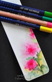 Watercolor Bookmarks Aquarell Aquarellmalerei Und Aquarell Stifte