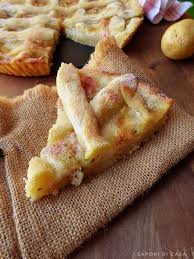 Crostata Di Patate Con Prosciutto E Mozzarella Ricette Ricette Di Cucina Cibo
