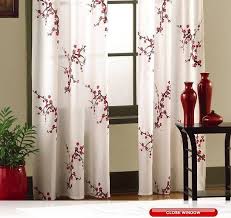 Measures 70 x 72 and fits standard size bathtub and shower areas. Asian Cherry Blossom Red Floral Window Curtain Panel Pair Drapes Bedroom Decor Asian Bedroom Home Decor Asian Home Decor