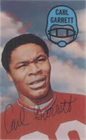 1970 Kelloggs Football # 27B Carl Garrett -- Box 704