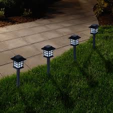 Outdoor Lantern Solar Landscaping Lights Set Of 6 By Pure Garden Walmart Com Walmart Com