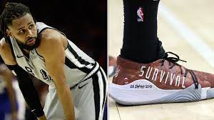 See what patty mills (spockdatabones) has discovered on pinterest, the world's biggest collection of ideas. Nba Patty Mills Shares Australia Day Message On Custom Under Armour Shoes San Antonio Spurs Invasion Day Philadelphia 76ers