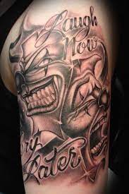 It el payaso tattoo diseño. Tatuajes De Payasos Tatuajes Tatuaje De Payaso Mejores Tatuajes Para El Brazo Tatuajes Brazo