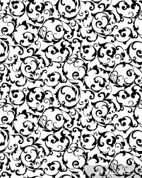Silhouette cameo silhouette design silouette cameo projects metal flower wall art frame floral cake logo design sign stencils wood burning patterns freebies. Black Seamless Pattern Silhouette Sticker Pixers We Live To Change Floral Pattern Vector Seamless Patterns Black Seamless