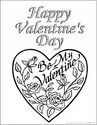 Coloring pages are better gift than a greeting card. Be My Valentine Coloring Page Lessons Worksheets And Activities