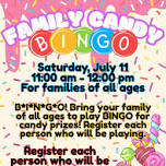 Family Candy Bingo